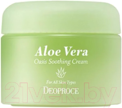 Изображение товара Крем для лица Deoproce Aloe Vera Oasis Soothing Cream (50мл)