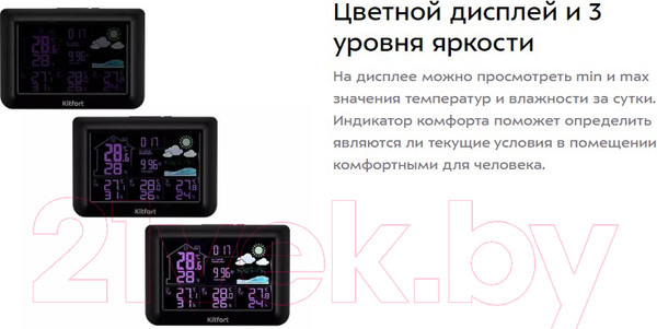 Изображение товара Метеостанция цифровая Kitfort KT-3320