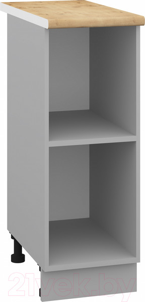 Изображение товара Шкаф-стол кухонный Кортекс-мебель Корнелия Лира НШ30р (белый/дуб бунратти)
