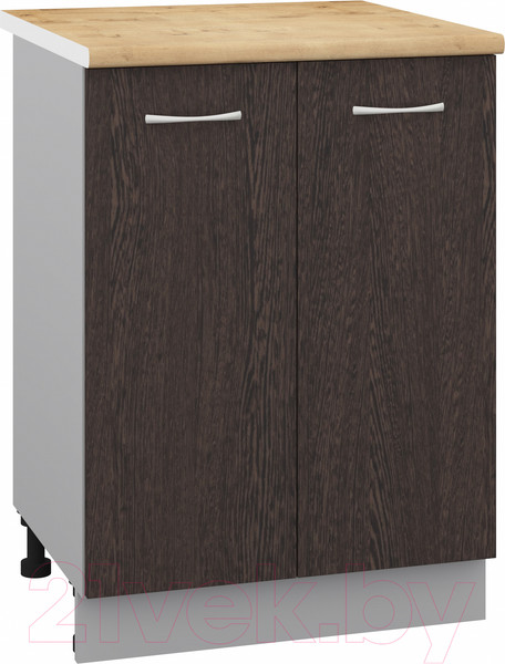 Изображение товара Шкаф-стол кухонный Кортекс-мебель Корнелия Лира НШ60р (венге/дуб бунратти)