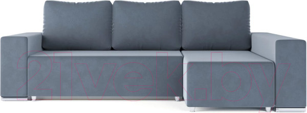 Изображение товара Диван угловой Stolline Маркиз 09 У(П)Л (велюр темно-серый)