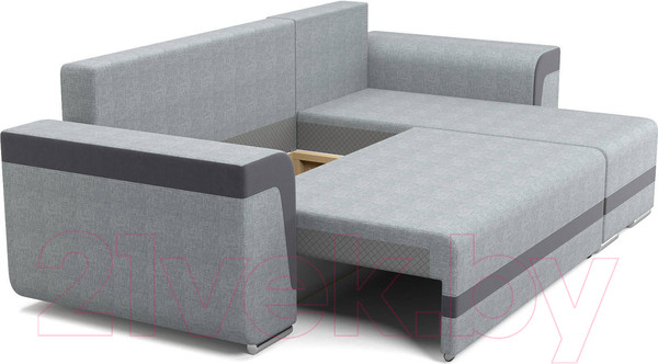 Изображение товара Диван угловой Stolline Марракеш 08 (рогожка ТТМ16/Velutto 19)