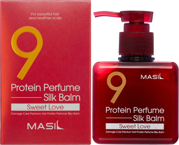 Изображение товара Бальзам для волос Masil 9 Protein Perfume Silk Balm Sweet Love Несмываемый (180мл)