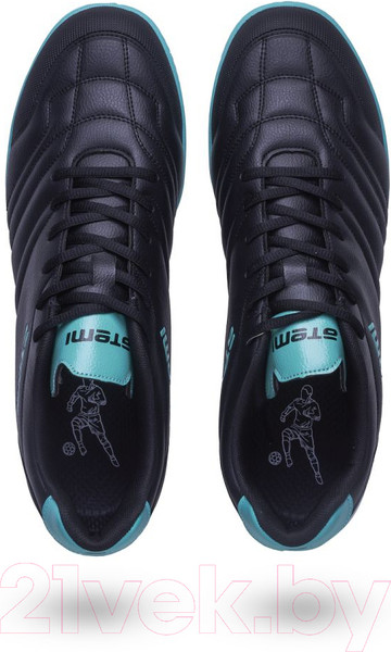 Изображение товара Бутсы футбольные Atemi Indoor SBA-004 (черный/бирюзовый, р-р 42)