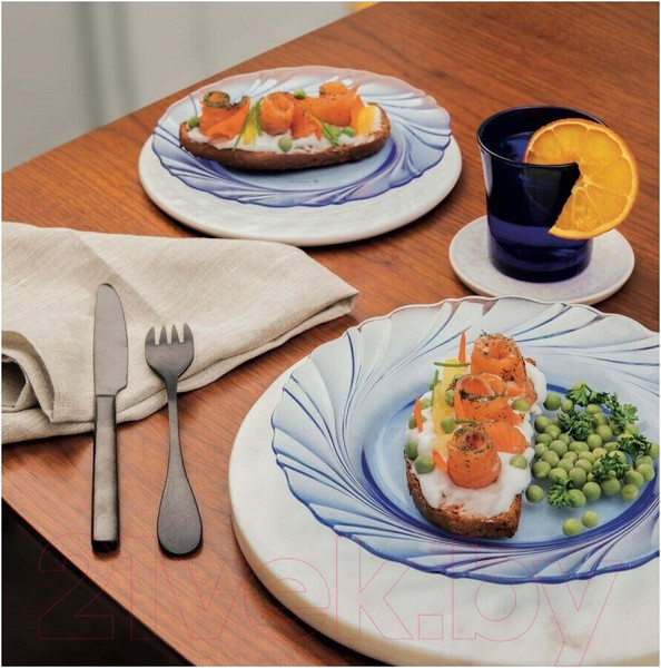 Изображение товара Набор столовой посуды Duralex Beau Rivage Marine 9053BS44A0211