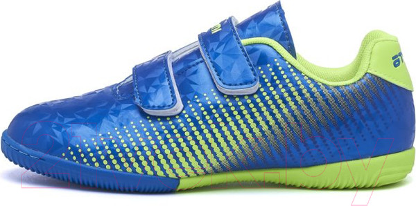 Изображение товара Бутсы футбольные Atemi Indoor Kids SBA-006 (синий/ярко-салатовый, р-р 31)