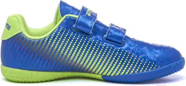 Изображение товара Бутсы футбольные Atemi Indoor Kids SBA-006 (синий/ярко-салатовый, р-р 31)