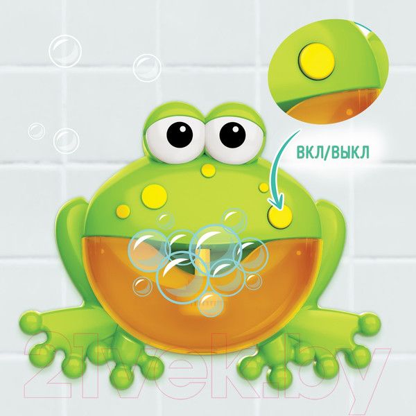 Изображение товара Игрушка для ванной Zabiaka Любимый дружок: Лягушка / 9431397