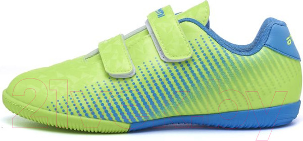 Изображение товара Бутсы футбольные Atemi Indoor Kids SBA-006 (ярко-салатовый/синий, р-р 30)