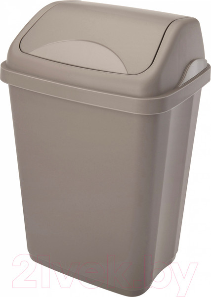 Изображение товара Мусорное ведро Эльфпласт Ultra ЕР590 (серо-коричневый)
