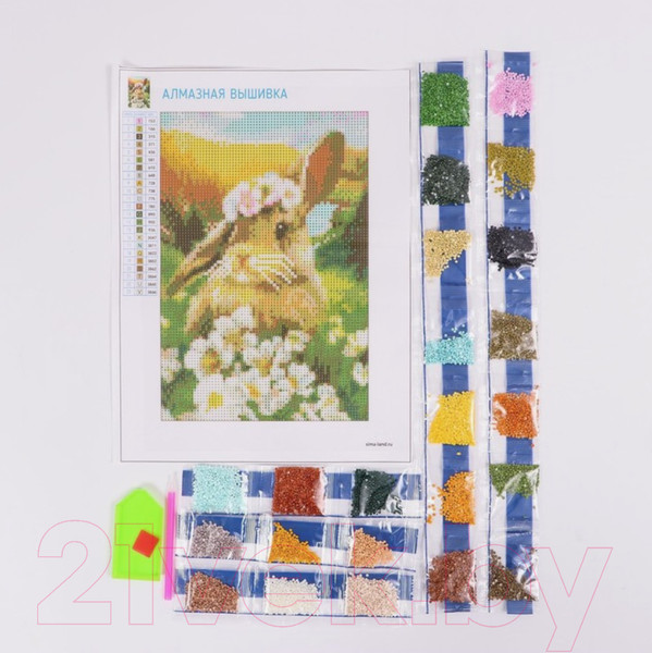 Изображение товара Набор алмазной вышивки Школа талантов Зайка / 5371213