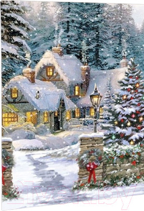 Изображение товара Набор алмазной вышивки Школа талантов Домик в сказочном / 4301840