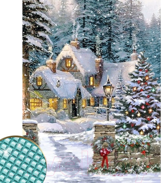 Изображение товара Набор алмазной вышивки Школа талантов Домик в сказочном / 4301840