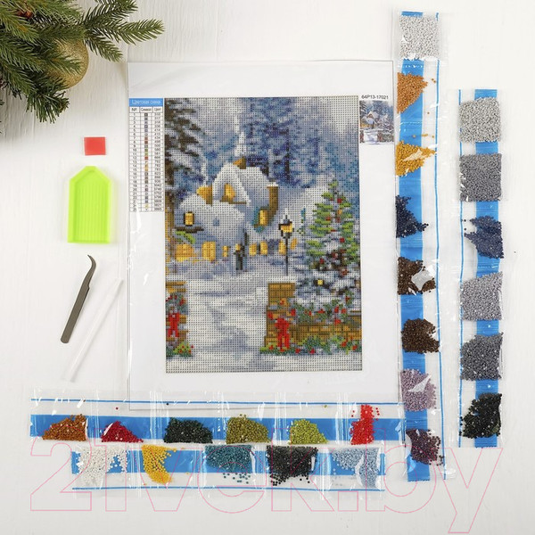 Изображение товара Набор алмазной вышивки Школа талантов Домик в сказочном / 4301840