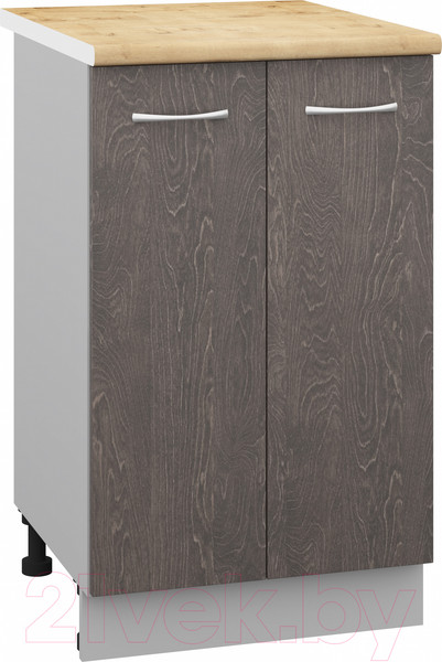 Изображение товара Шкаф-стол кухонный Кортекс-мебель Корнелия Лира НШ50р (береза/дуб бунратти)