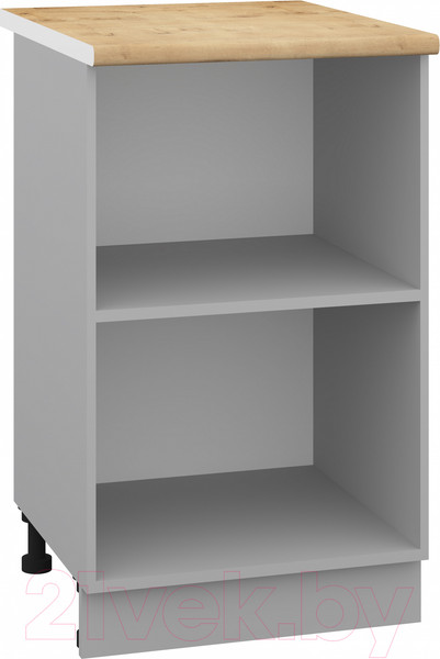 Изображение товара Шкаф-стол кухонный Кортекс-мебель Корнелия Лира НШ50р (береза/дуб бунратти)