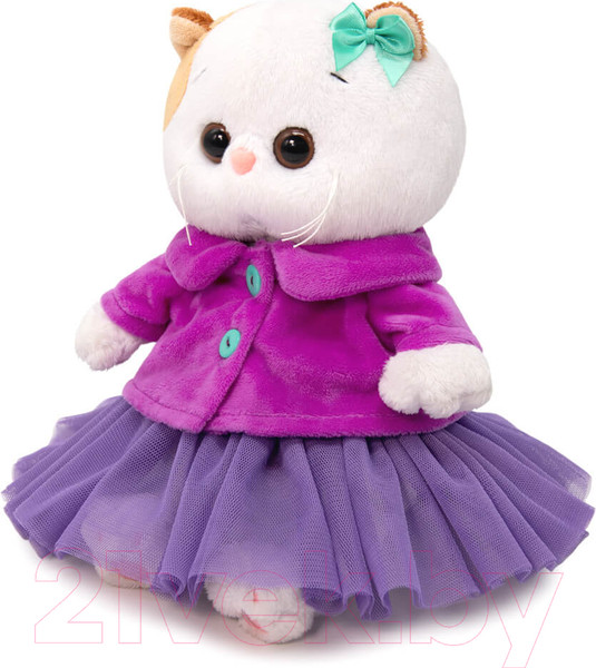 Изображение товара Мягкая игрушка Budi Basa Кошечка Ли-Ли Baby в пурпурной курточке и юбочке / LB-113