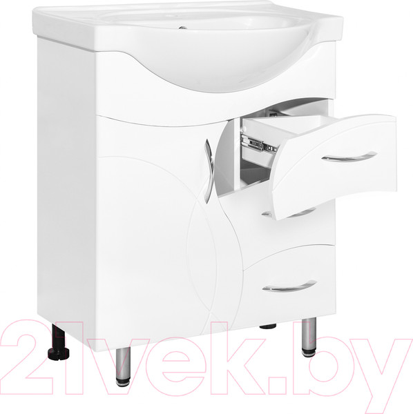 Изображение товара Тумба под умывальник Style Line Амелия 70 3 ящика (для классической раковины)