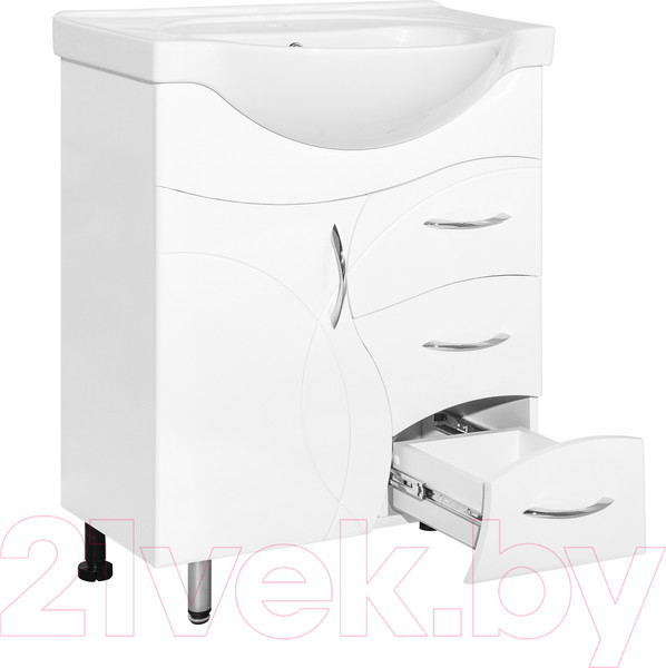 Изображение товара Тумба под умывальник Style Line Амелия 70 3 ящика (для классической раковины)