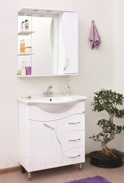 Изображение товара Тумба под умывальник Style Line Амелия 70 3 ящика (для классической раковины)