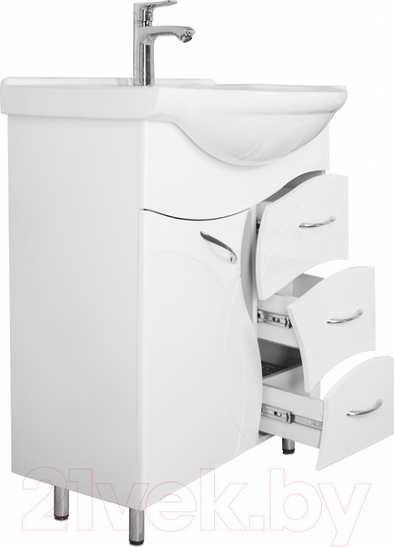 Изображение товара Тумба под умывальник Style Line Амелия 75 3 ящика (для классической раковины)