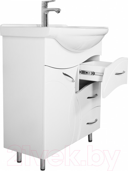 Изображение товара Тумба под умывальник Style Line Амелия 75 3 ящика (для классической раковины)