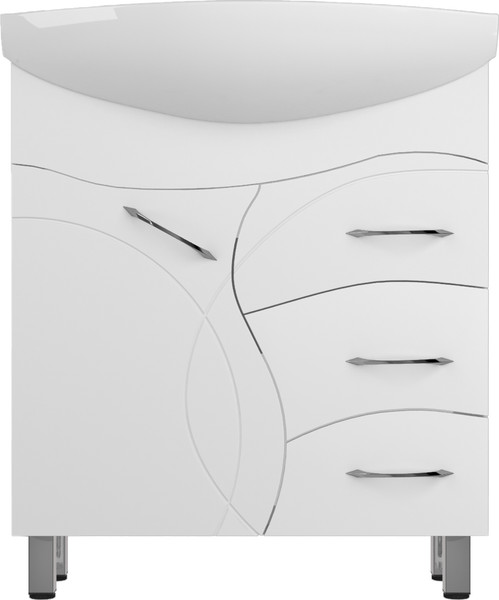 Изображение товара Тумба под умывальник Style Line Амелия 80 3 ящика (для классической раковины)