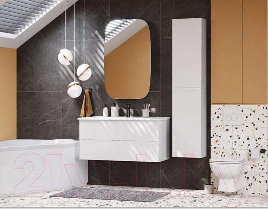 Изображение товара Тумба с умывальником Акватон Сохо 100 (1A2582K2AJ010)