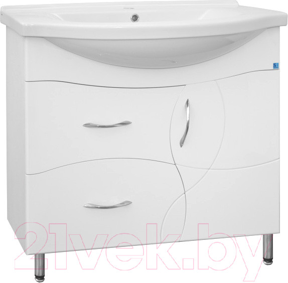 Изображение товара Тумба под умывальник Style Line Амелия 90 2 ящика (для классической раковины)