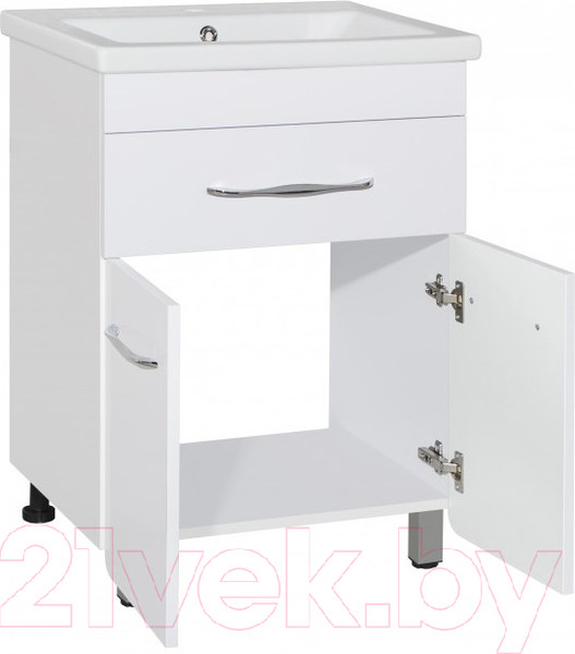 Изображение товара Тумба под умывальник Style Line Валеро 70 1 ящика