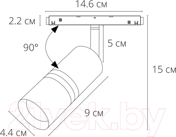 Изображение товара Трековый светильник Arte Lamp Expert A5720PL-1BK