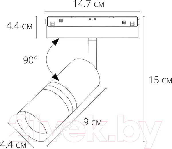 Изображение товара Трековый светильник Arte Lamp Expert A5740PL-1BK