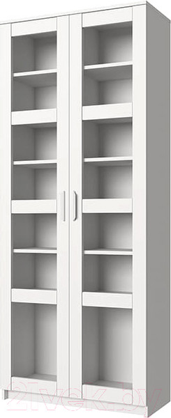 Изображение товара Шкаф с витриной Anrex Skagen 2V (белый)