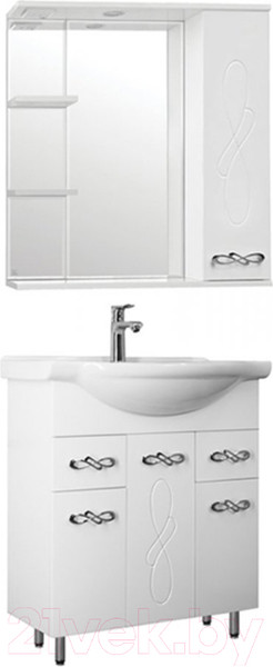 Изображение товара Тумба под умывальник Style Line Венеция 75 2 ящика (для классической раковины)