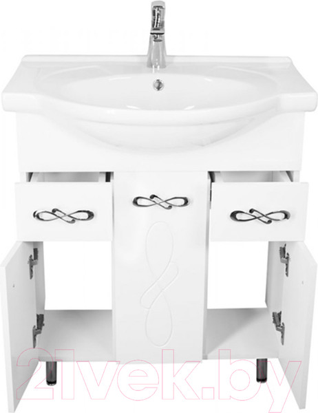 Изображение товара Тумба под умывальник Style Line Венеция 75 2 ящика (для классической раковины)