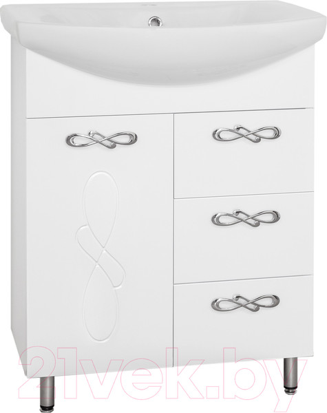 Изображение товара Тумба под умывальник Style Line Венеция 80 3 ящика (для классической раковины)