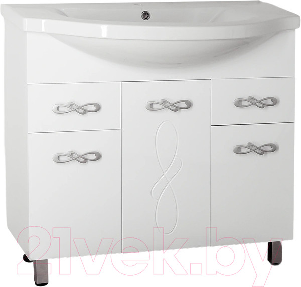 Изображение товара Тумба под умывальник Style Line Венеция 90 2 ящика (для классической раковины)