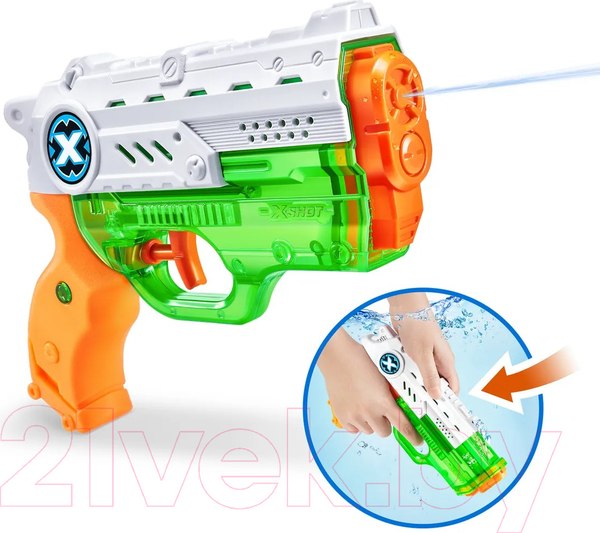 Изображение товара Бластер игрушечный Zuru X-Shot Water Фаст-Филл Нано / 56333