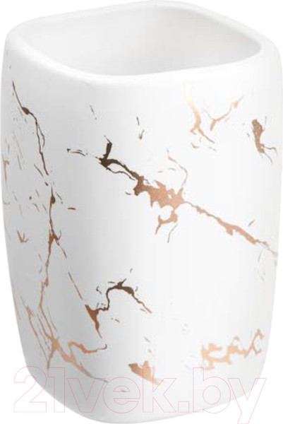 Изображение товара Стакан для зубной щетки и пасты Perfecto Linea Elegance 35-721082 (белый)