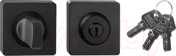 Изображение товара Фиксатор дверной защелки Ренц INBK-K 02 Black (черный)