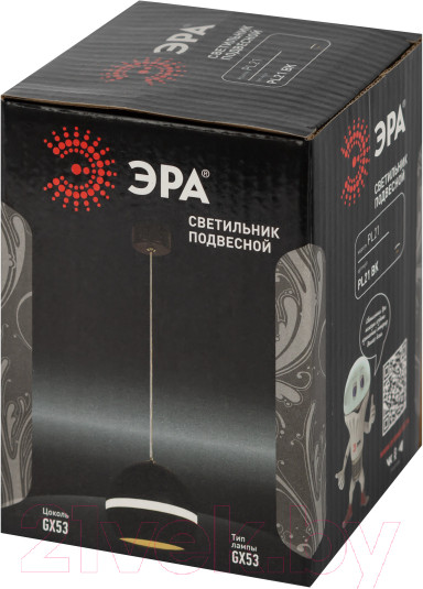 Изображение товара Потолочный светильник ЭРА PL21 BK GX53 / Б0058503