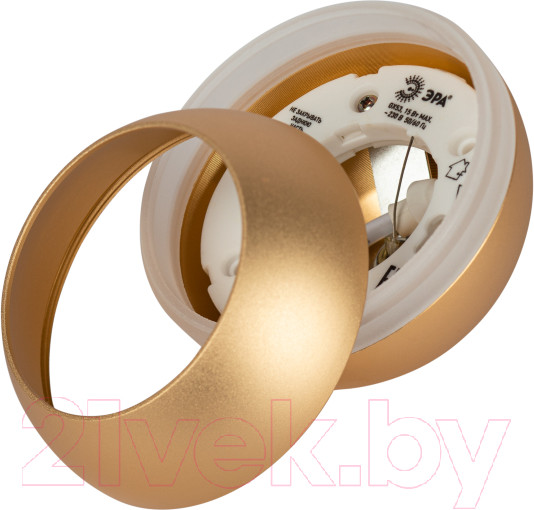Изображение товара Потолочный светильник ЭРА PL21 GD GX53 / Б0058506