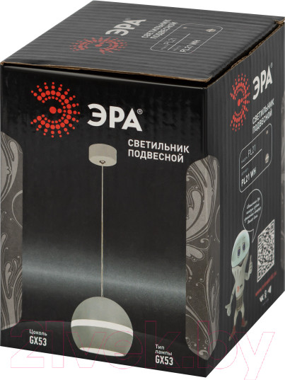 Изображение товара Потолочный светильник ЭРА PL21 WH GX53 / Б0058504