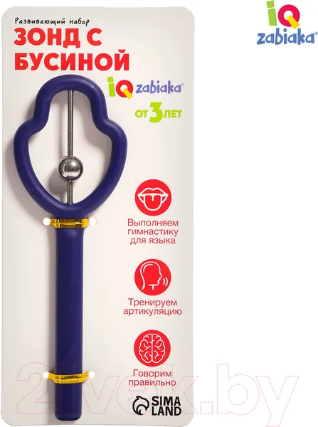 Изображение товара Развивающая игрушка Zabiaka Зонд с бусиной / 9400064