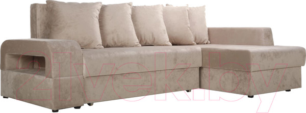 Изображение товара Диван угловой Stolline Марго 1 (26) УП правый (бежевый велюр)