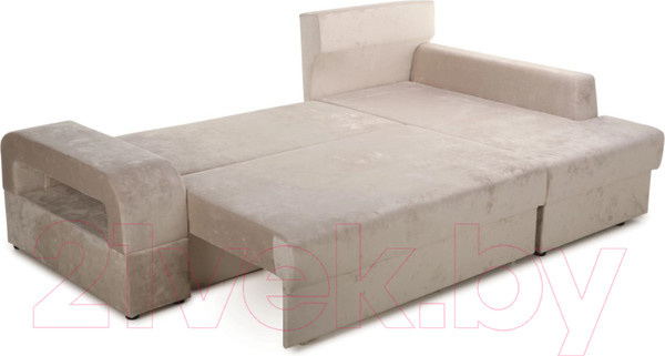 Изображение товара Диван угловой Stolline Марго 1 (26) УП правый (бежевый велюр)