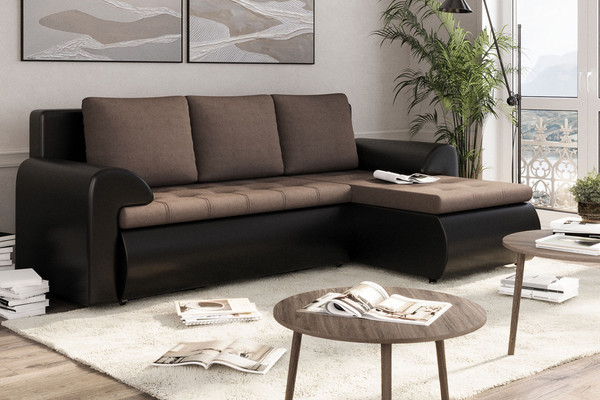 Изображение товара Диван угловой Stolline Цезарь 14 правый (Toronto 34/Kolej cp 536)