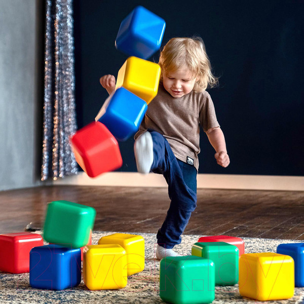 Изображение товара Развивающий игровой набор Соломон Набор цветных кубиков / 1930542