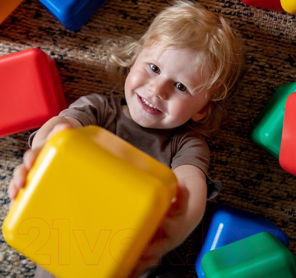 Изображение товара Развивающий игровой набор Соломон Набор цветных кубиков / 1930542