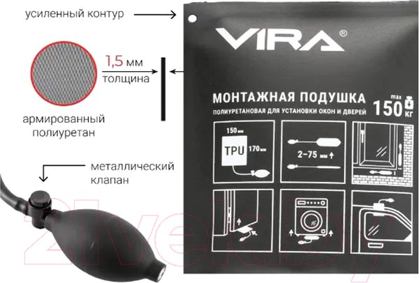 Изображение товара Подушка монтажная Vira Для установки окон и дверей 820149